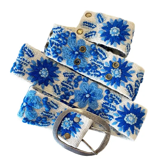 Jenny Krauss Forget-Me-Not Fabric Belt