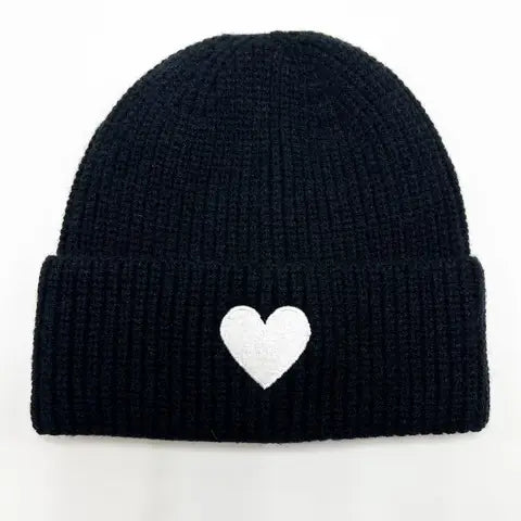 Heart Cotton Beanie Hat