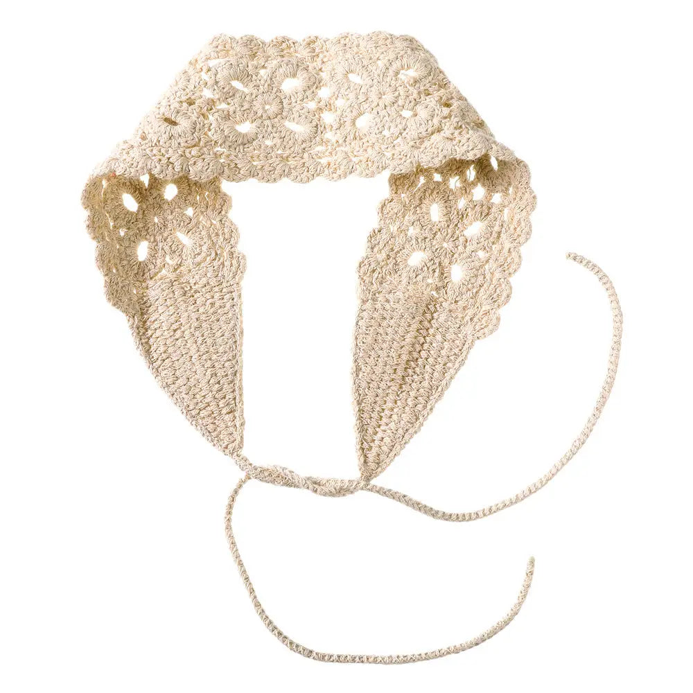 Boho Crochet Cotton Headband