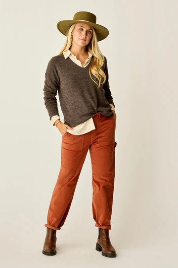 Corey Butter Cord Pant: Copper