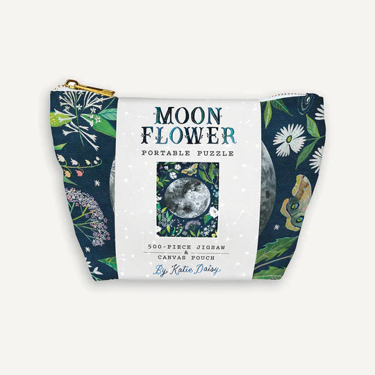 Portable Puzzle in a Canvas Pouch