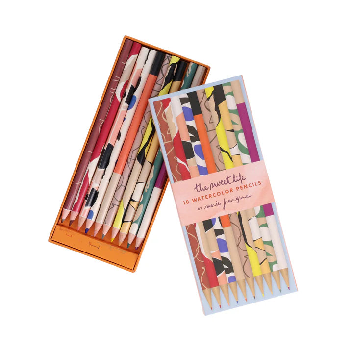 The Sweet Life 10 Watercolor Pencil Set