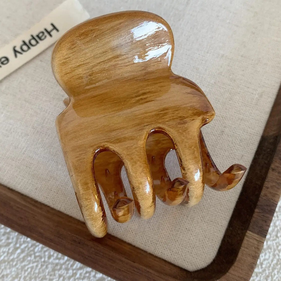 Dipped Log Hair Clip & Claw