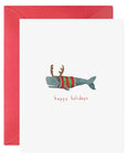 E.Frances Christmas Whale Card Christmas Greeting Card
