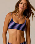 Carve Escondido Compression Reversible Swim Top-Yachty/Navy
