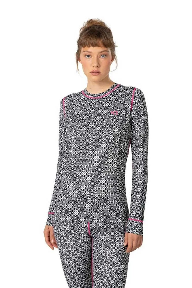 Kari Traa Fryd Long Sleeve Baselayer: NWhite