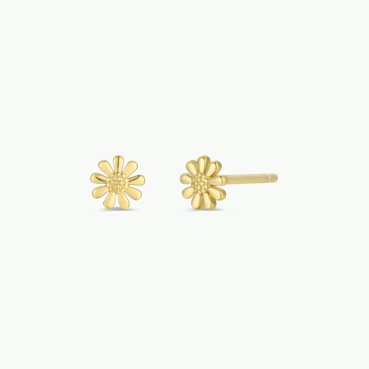 JK Petite Daisy Stud 18k Gold Plated Earrings