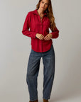 Carve Fairbanks Supersoft Shirt: Deep Rouge Heather