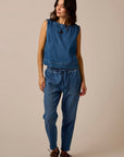 Zoe Lightweight Denim Pant-Magnolia