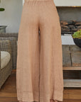 Italian Linen Palazzo Pants
