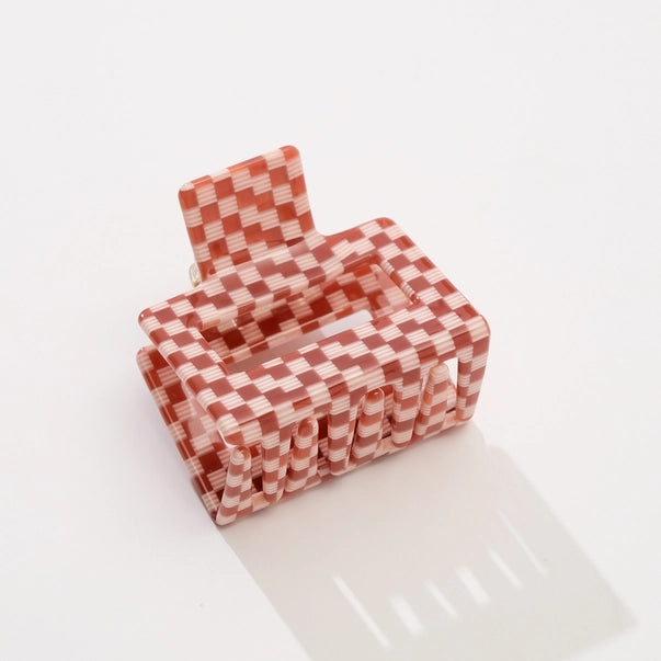 Checkmate Hair Claw Clip