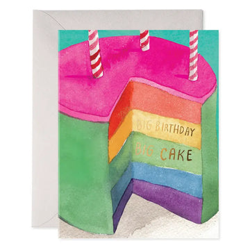 E.Frances Big Cake Birthday Greeting Card
