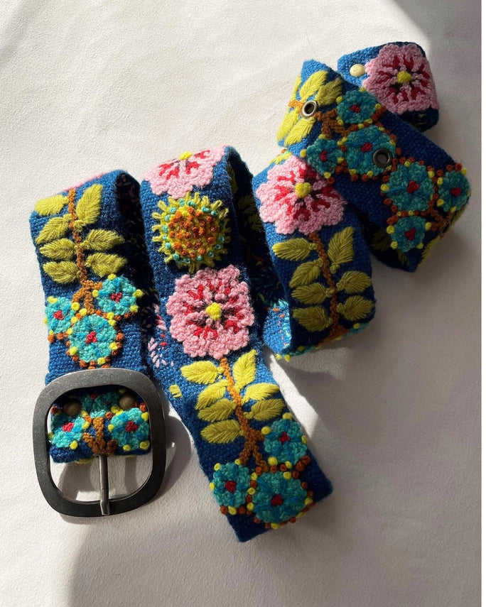Jenny Krauss Sunshine Daydream Embroidered Belt