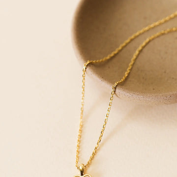 Mother of Pearl Gemstone Heart Pendant Necklace