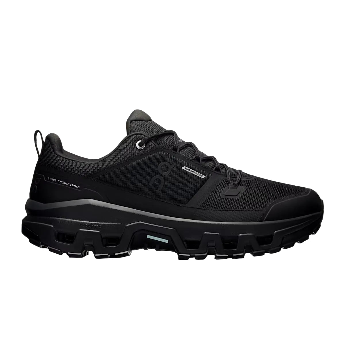 On Cloudrock Low Waterproof Men's - Black/Black