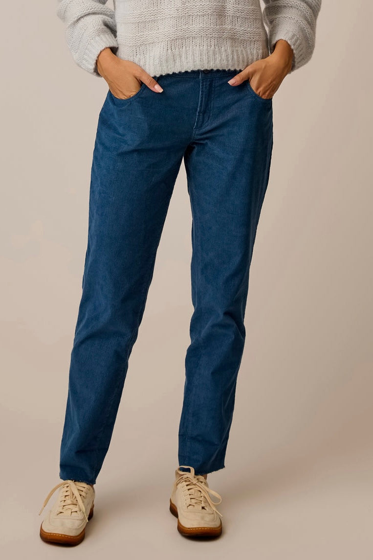 Carson Cord Pant: Biarritz Blue