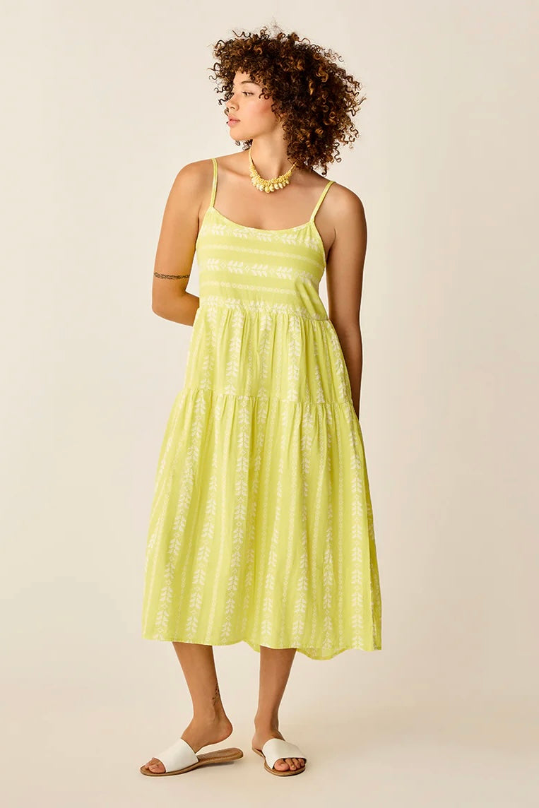 Jacey Textured Embroidered Dress