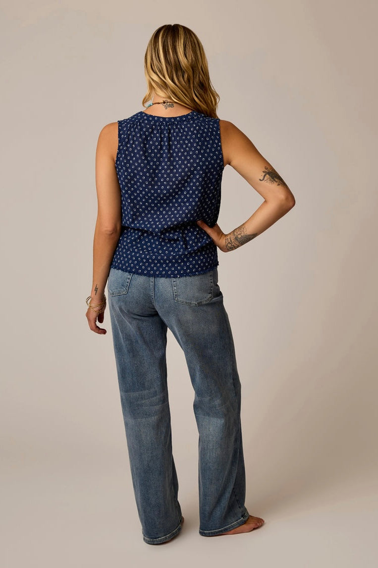 Audrey Wide Leg Denim Pants