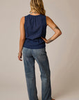 Audrey Wide Leg Denim Pants