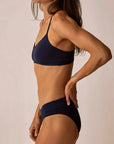 Stinson Bikini Swim Bottom-Navy