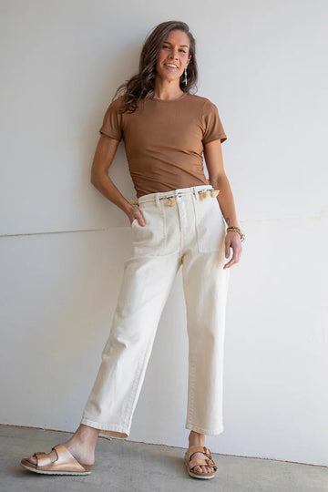 Vega Rib Fitted Tee-Shirt