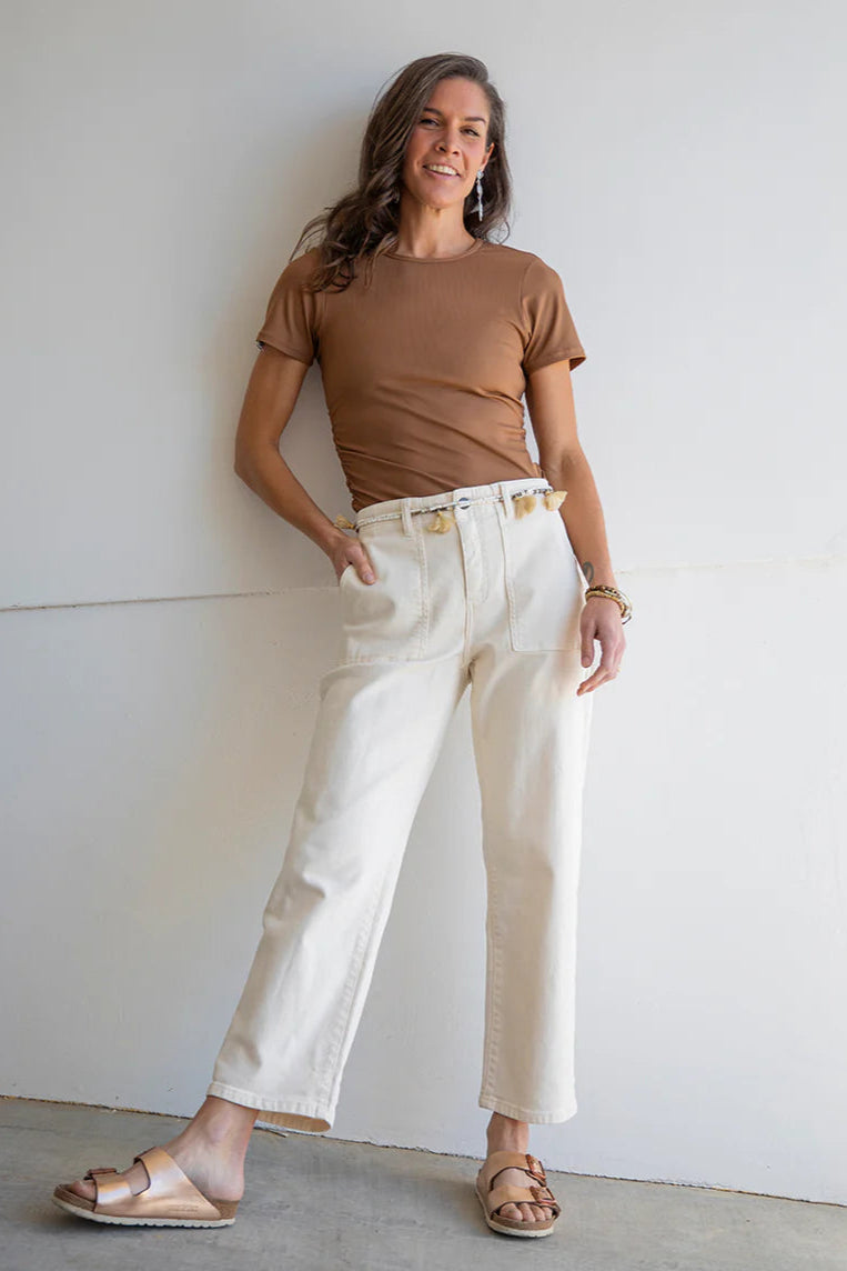 Vega Rib Fitted Tee-Shirt