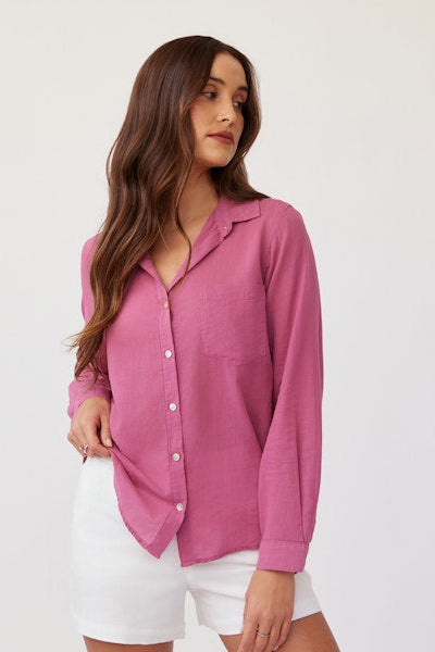 Bella Dahl Pocket Button Down Shirt