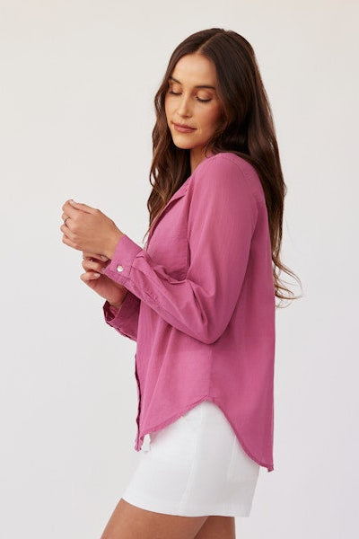 Bella Dahl Pocket Button Down Shirt