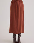 Bella Dahl Back Slit Skirt - Autumn Amber