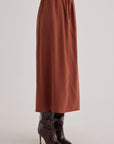 Bella Dahl Back Slit Skirt - Autumn Amber