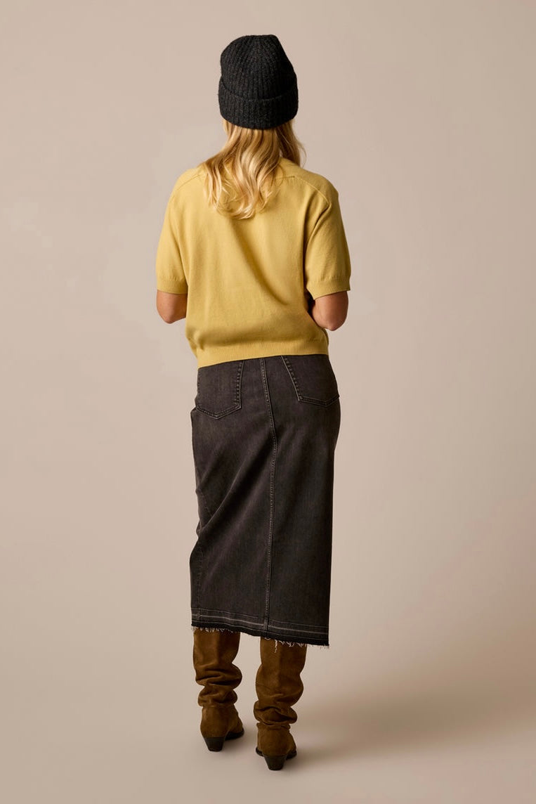 Josie Sweater Tee: Wheat