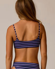 Carve Escondido Compression Reversible Swim Top-Yachty/Navy
