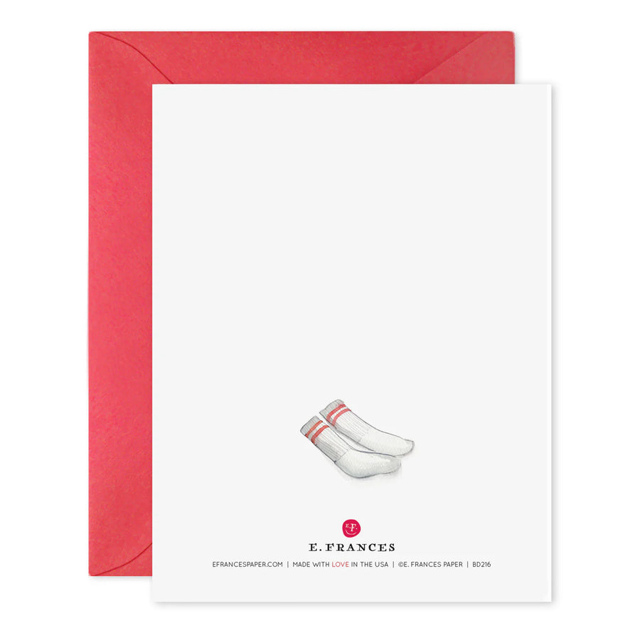 E. Frances I'll Be Brief Greeting Card