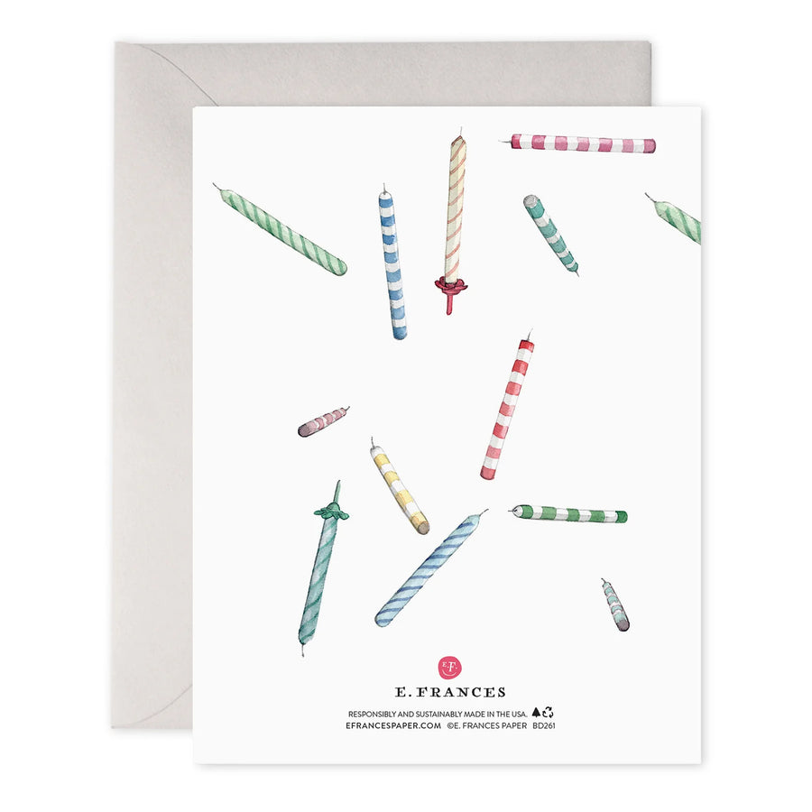 E. Frances Not Counting Candles Birthday Greeting Card