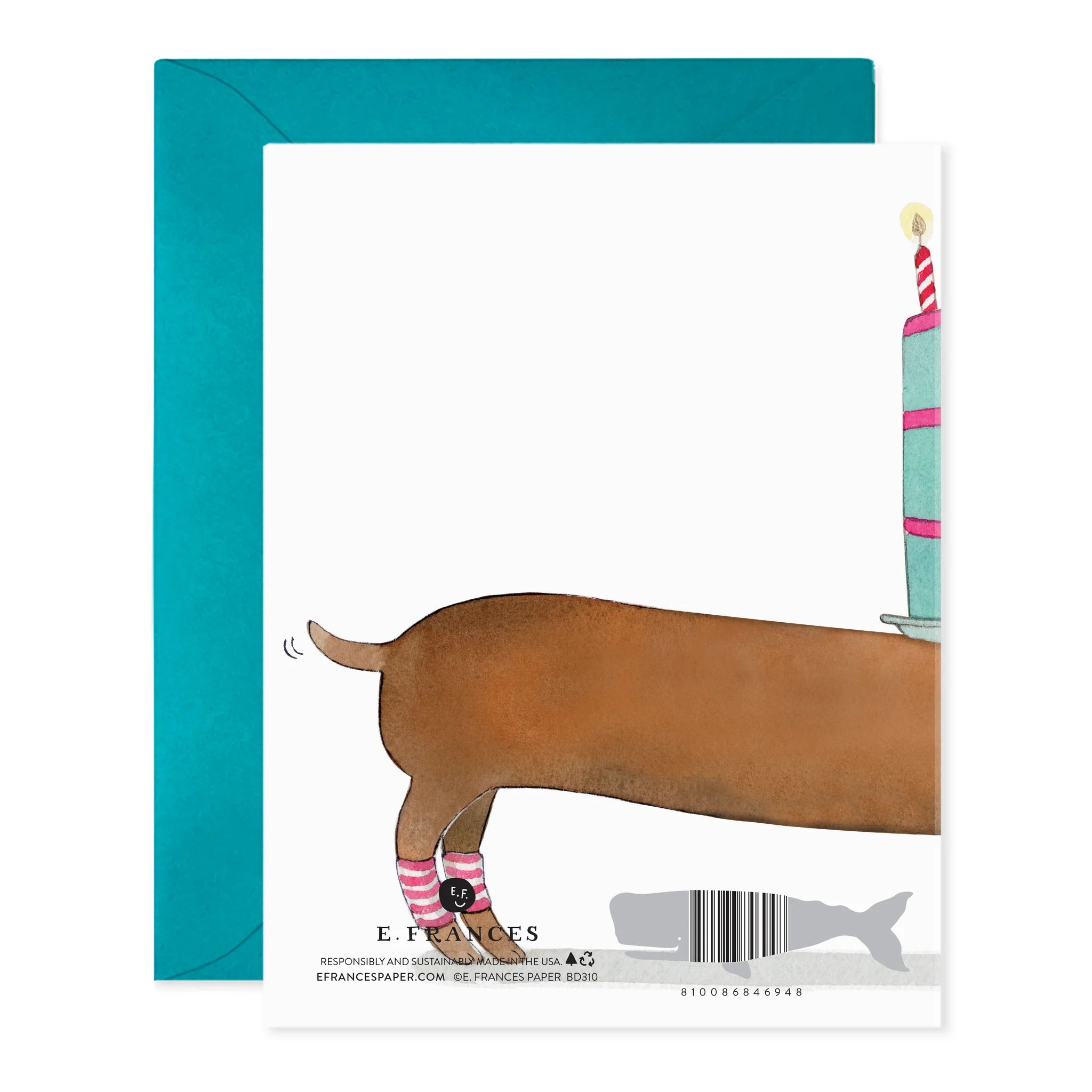 E. Frances Slinky Dog Birthday Greeting Card