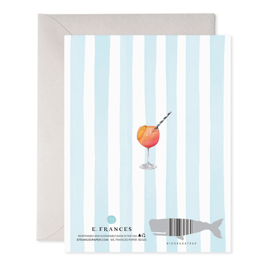 E. Frances Pool Party Birthday Greeting Card