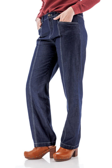 Lucia Organic Cotton Denim Pant