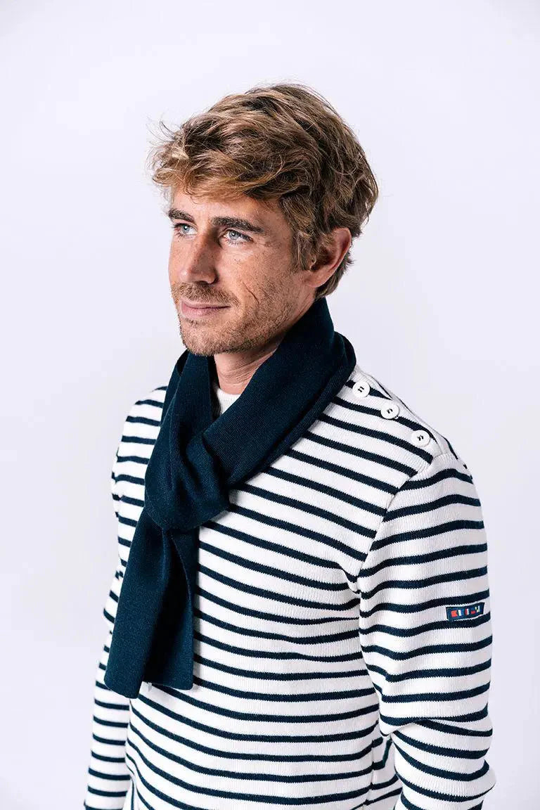 Breton Wool Striped Scarf