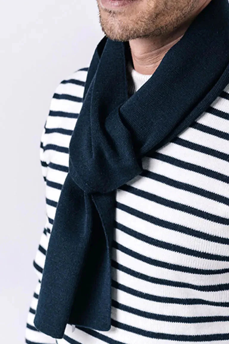 Breton Wool Striped Scarf