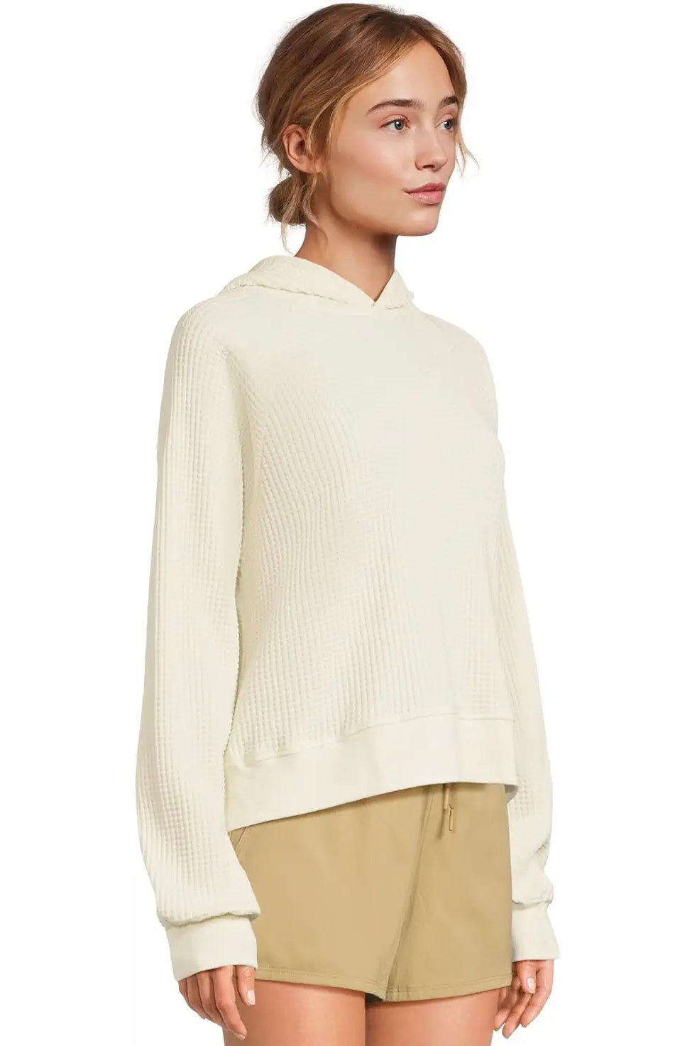 TNF W's Chabot Hoodie: White Dune