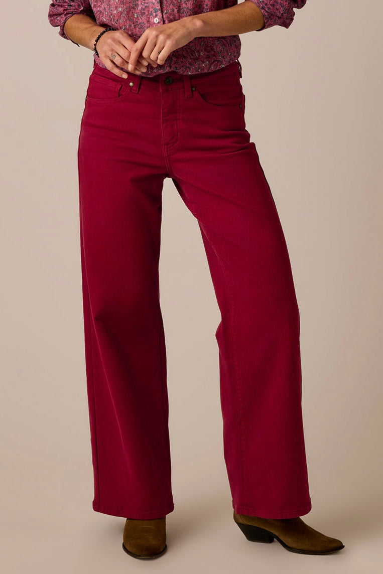 Audrey Wide Leg Denim Pants
