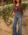 Audrey Wide Leg Denim Pants