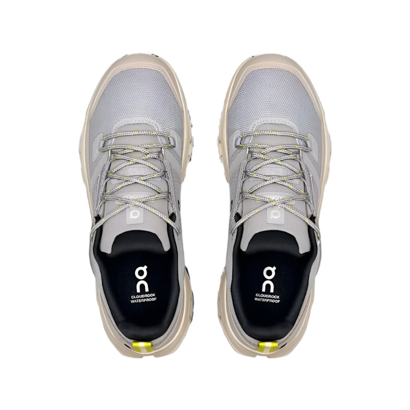 On Cloudrock Low Waterproof Women's - Alloy/Ice