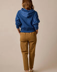 Zoe Twill Pant: Walnut