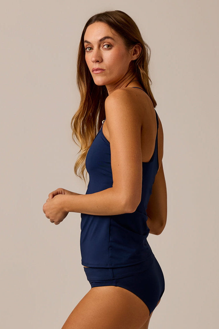 Stinson Tankini Swim Top -Navy