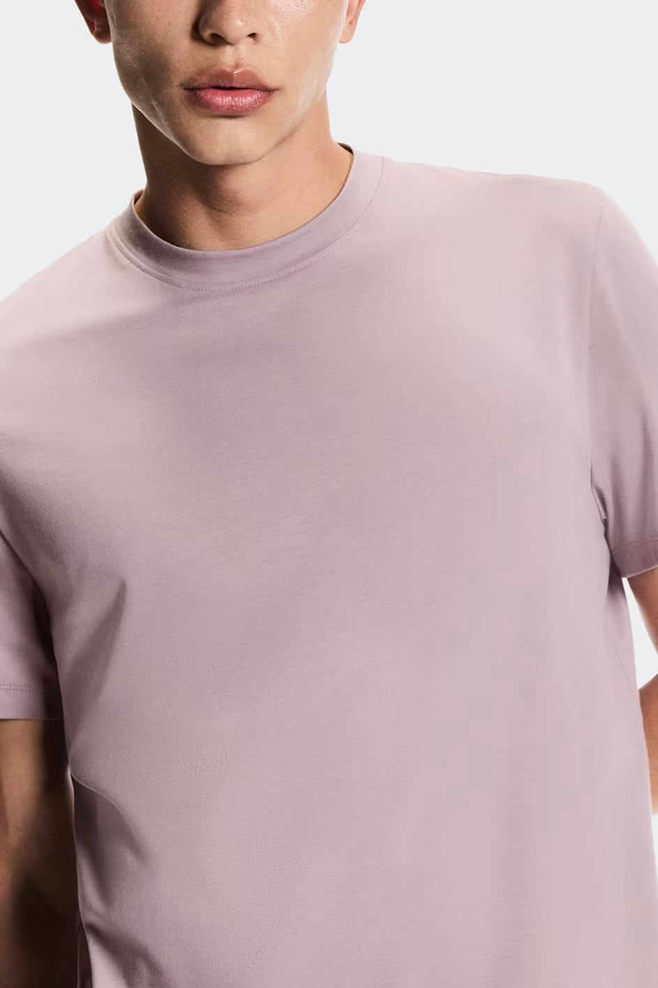 On Focus Men's Cotton Blend Tee - Heron