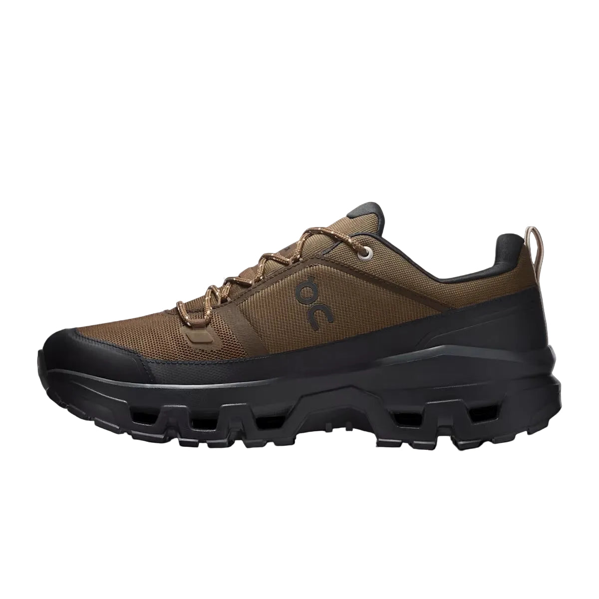 On Cloudrock Low Waterproof Men's - Earth/Black