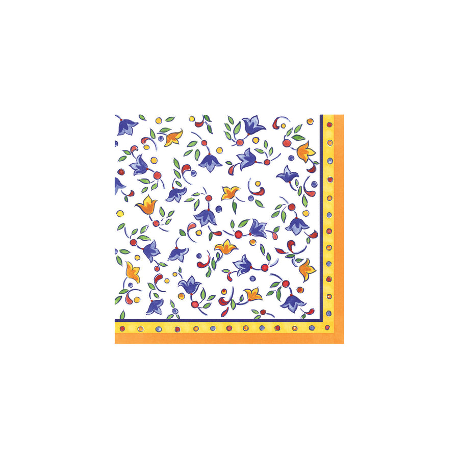 Le Cadeaux Cocktail Napkins with Cheese Knife Gift Set