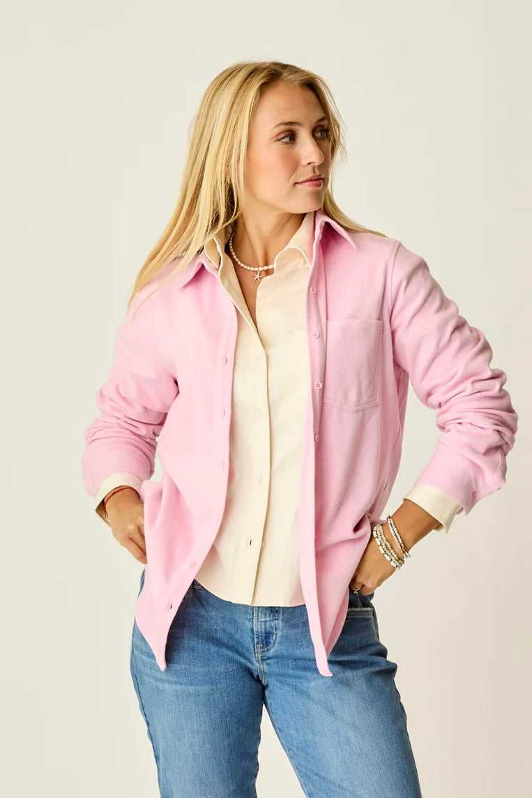 Fairbanks Supersoft Long Sleeve Shirt: Mauve Heather