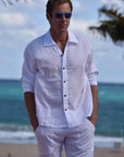 Harbor Men's Long Sleeve Cotton Harbor Shirt